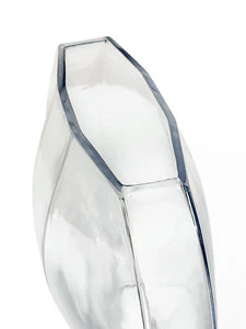 10" CLEAR  GLASS VASE - Image 4