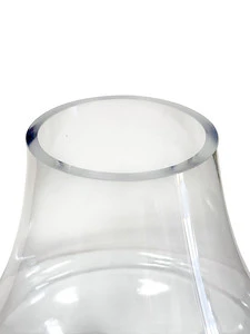 12" CLEAR GLASS VASE - Image 2