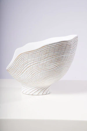 12" WHITE WOOD PLATE - Image 3