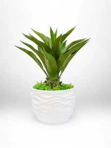 13" VASE WHITE - Image 2