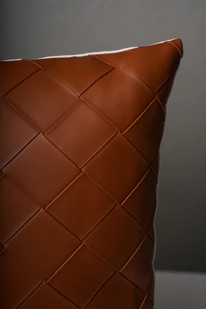 16" x 16" Brown Cushion - Image 2