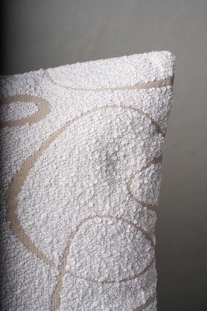 16" x 16" Cream/White Cushion - Image 2