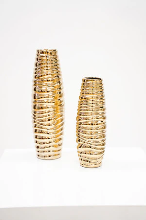 17" Titanium Gold Vase - Image 2