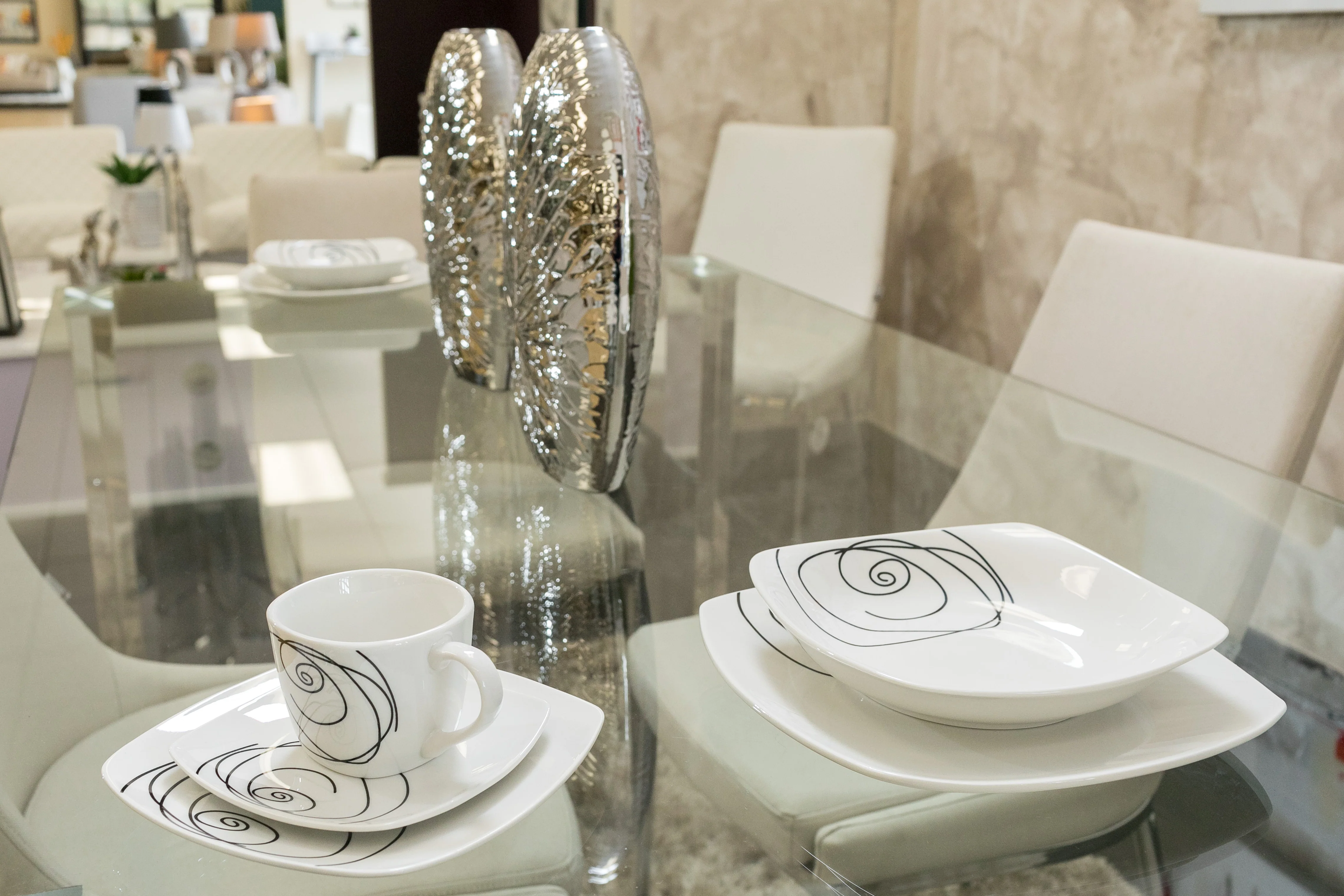 20pcs Moderne Dinner Set - Circlet - Image 5