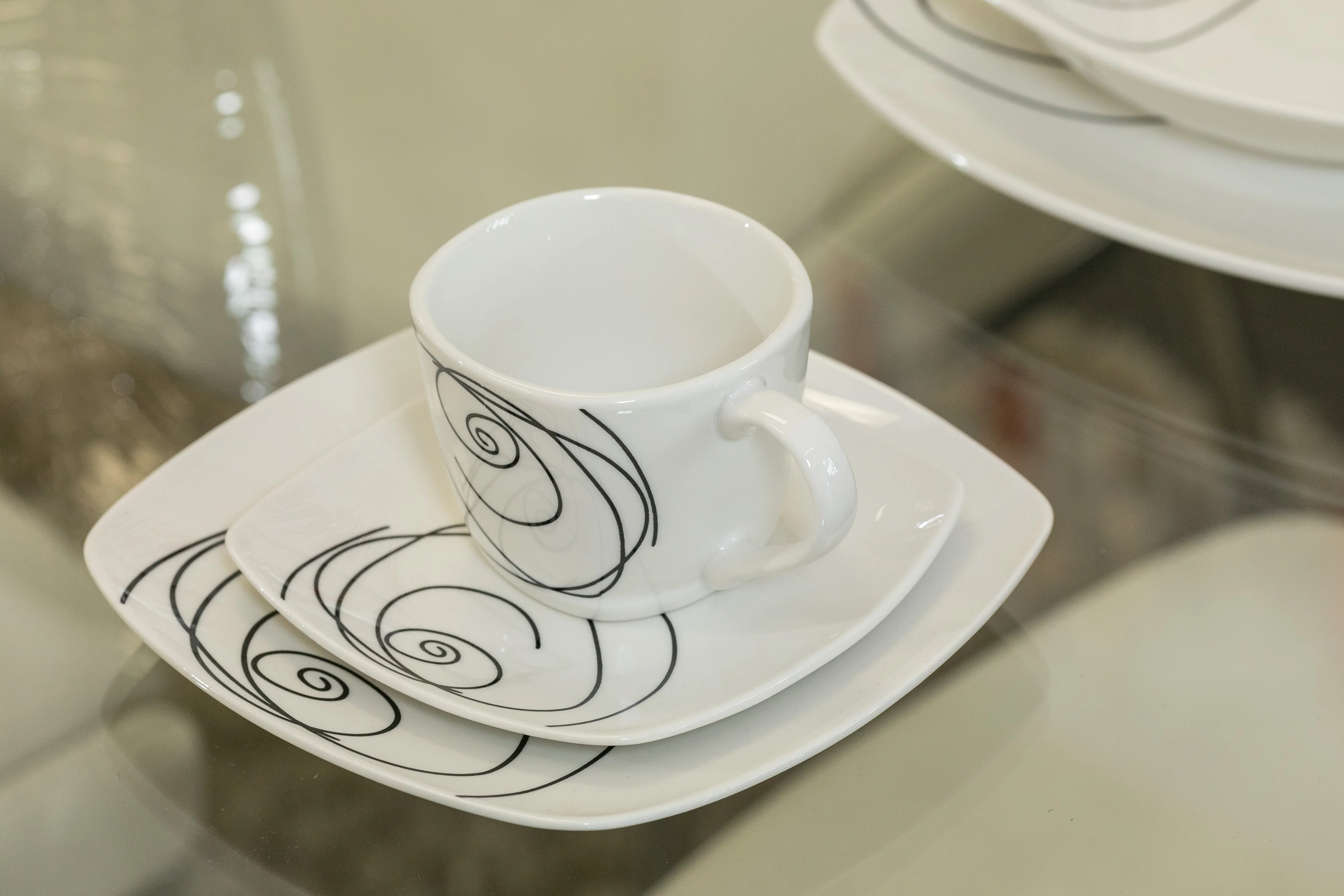 20pcs Moderne Dinner Set - Circlet - Image 8