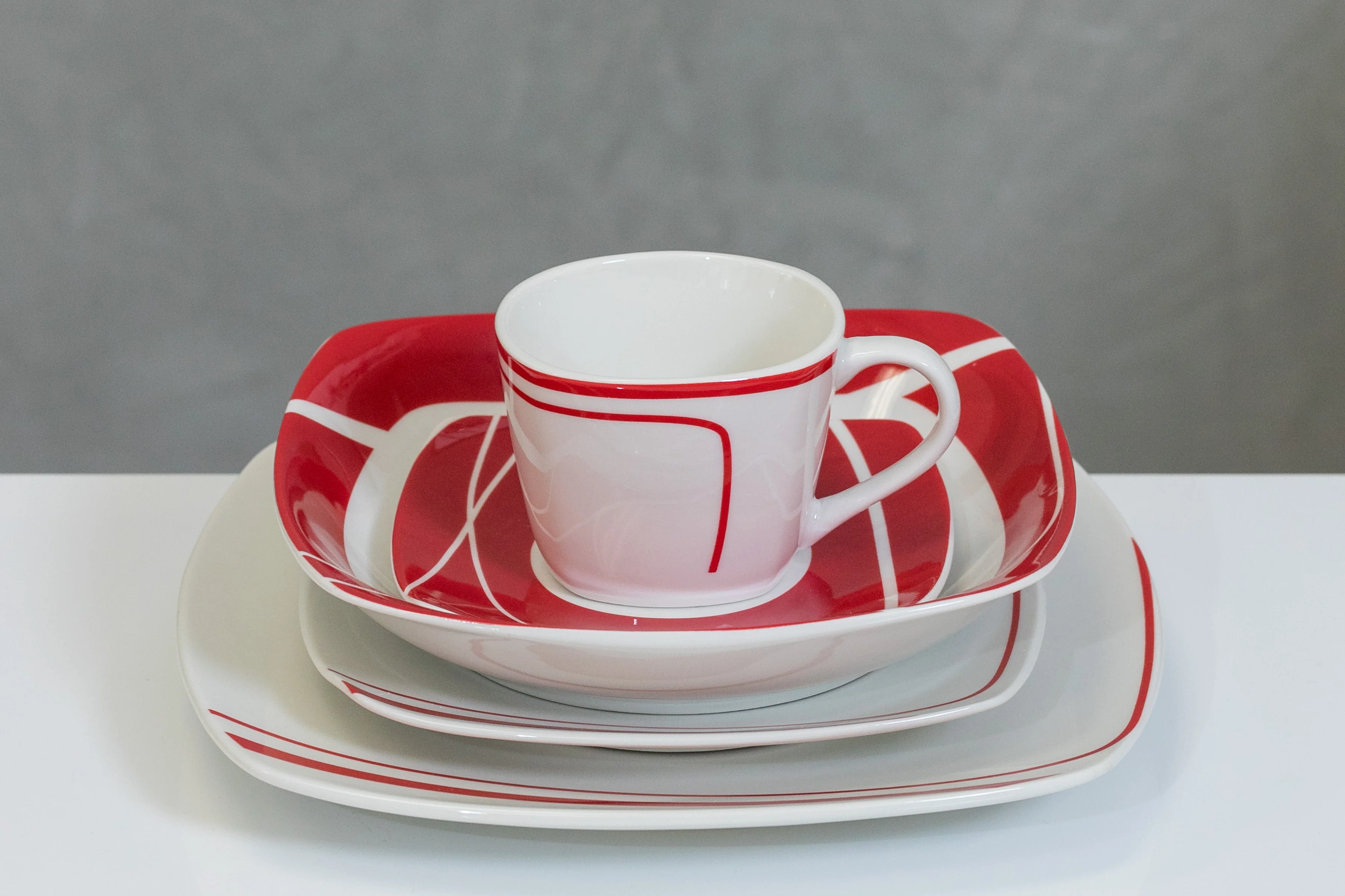 20pcs Moderne Dinner Set - Lignes - Image 3