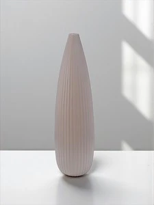 30" TAUPE MATTE VASE
