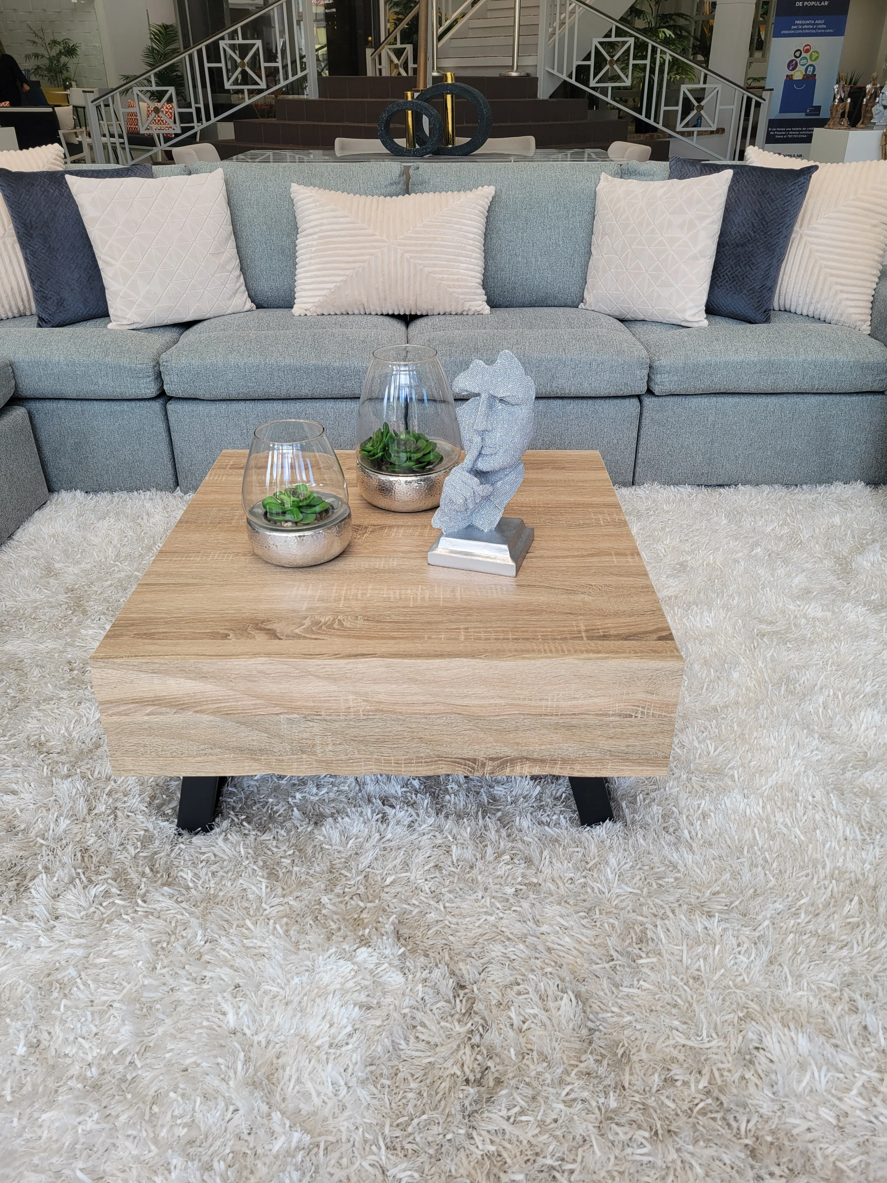 32"  Coffee Table Wood - Image 5