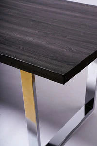 63" Molly Dining Table DK. Grey - Image 3