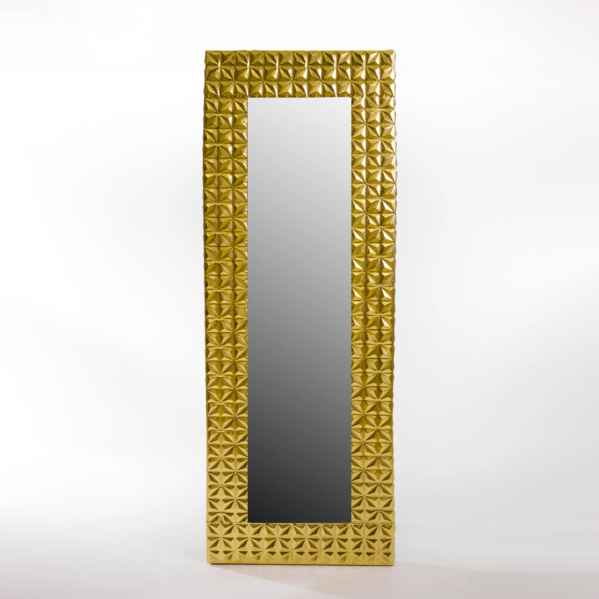 78" Gold Lily Mirror - Metalle Collection - Image 3