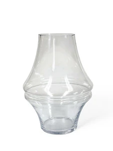 8" CLEAR GLASS VASE
