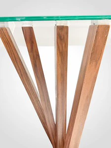 55" Console Table Natural Veneer - Image 3