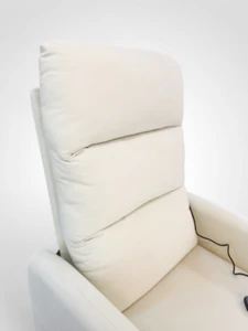 Nicollo Recliner Seat W/Massage - Cream - Image 6